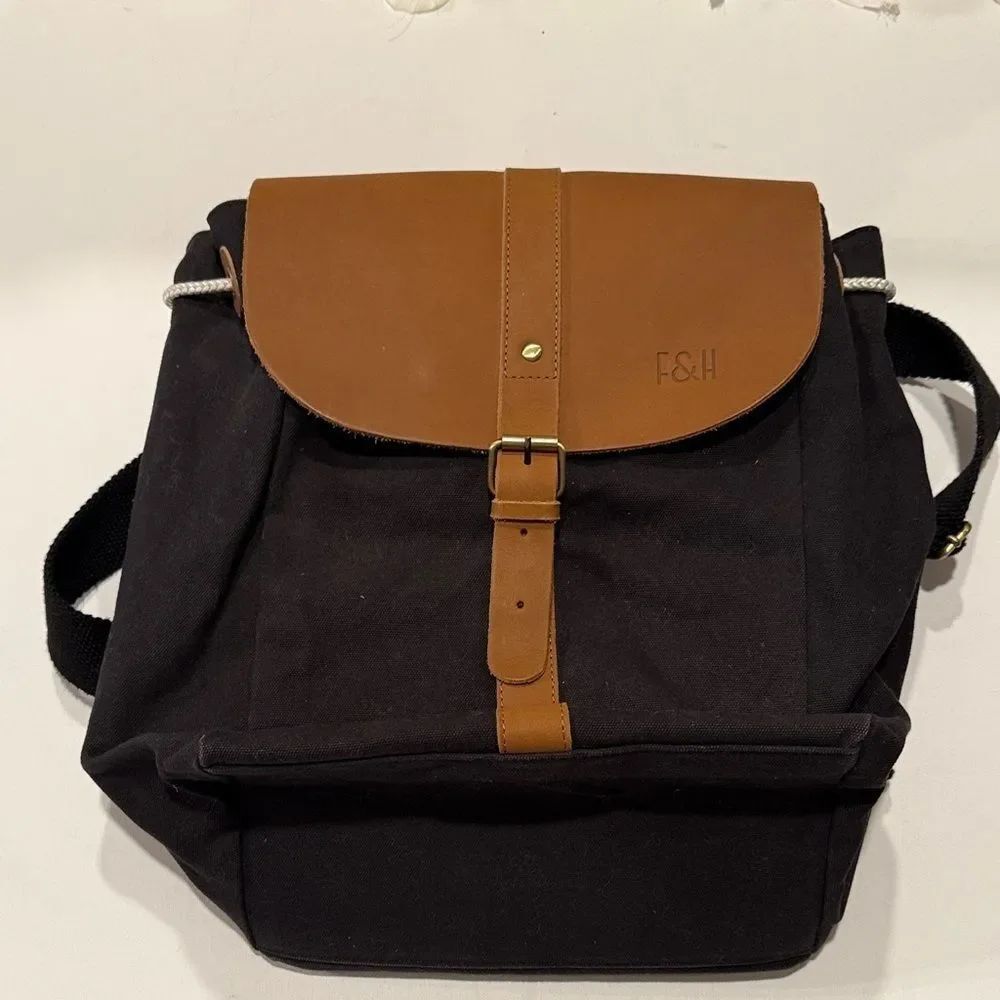 Black and Tan Men's Backpack